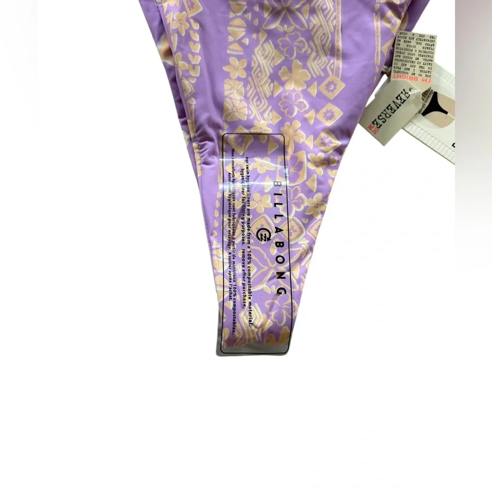 NEW BILLABONG catch the sun rev tie skmp hik bikini in multi - Picture 10 of 14